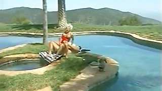 Sexy Lifeguard Gets Her Slit Munched And Fucked Outdoors